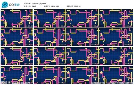 彩色线条舞台演出动态视频素材