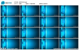 蓝色酒吧夜店舞台LED背景视频