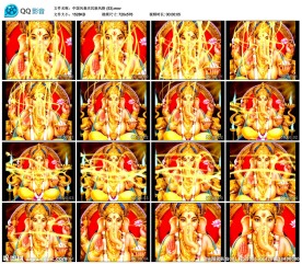 佛家道家影视素材舞台动态背景