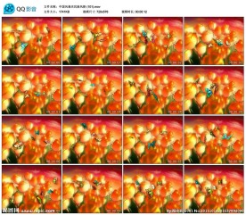 玫瑰花朵婚礼舞台演出LED背景