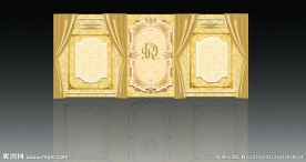 婚礼展示区迎宾区 舞台
