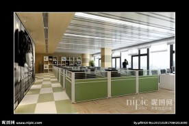 办公室大堂模型