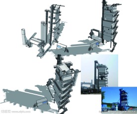 阿曼路面沥青拌合站搅拌站SU模