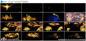 阿拉神灯舞蹈背景舞台演出LED