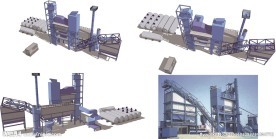 路面沥青拌和站搅拌站拌合楼模型