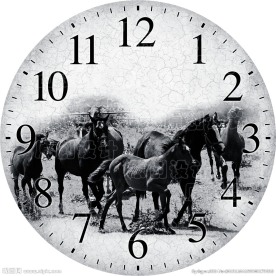 仿古马钟面