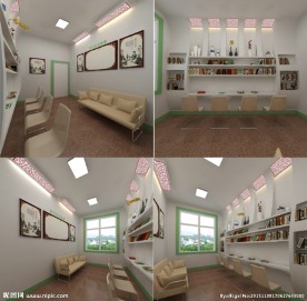 企业展厅设计效果图图片