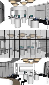 笔记本专卖店草图大师SU模型