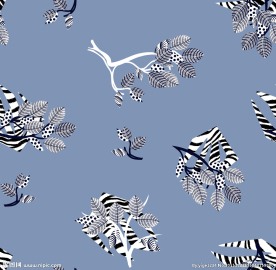 树枝叶子手绘矢量 分层