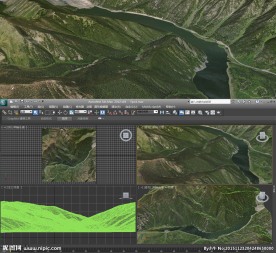 山川河流3D模型
