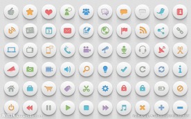 圆形PSD矢量图标