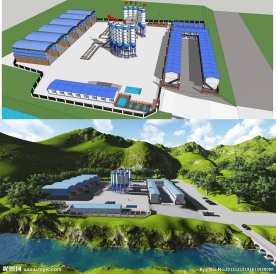 混凝土搅拌站拌和站形象建设模型