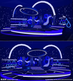 舞台舞美场景草图大师SU模型