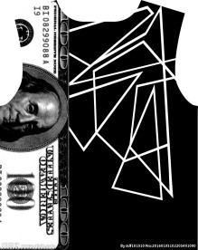 服装设计几何美钞之后福