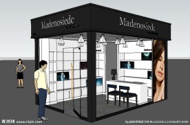 店铺商店草图大师SU模型