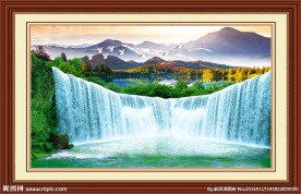 巨幅山水画
