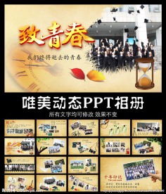 致青春同学聚会开场动态相册