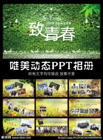 致青春小清新动态相册