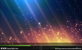 蓝色光影金色粒子动态背景视频