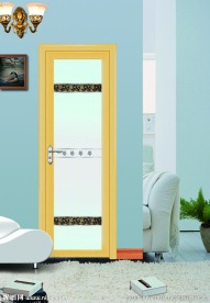 移门室内效果铝合金门图册平开