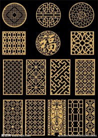 镂空雕花