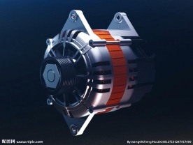 电机分开三维动画