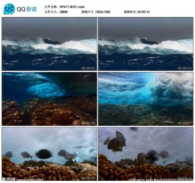 实拍海浪视频素材