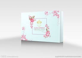 化妆品套盒包装(展开图)图片