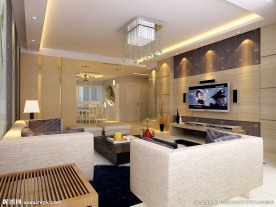 客厅电视背景墙效果图