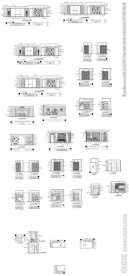 房间施工立面图