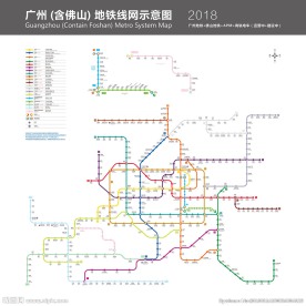 广州地铁线路(2016年绘制)