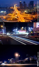 大都市交通车流线实拍视频素材