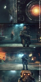 科幻战争机器人出场视频素材