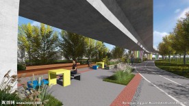 绿道景观效果图