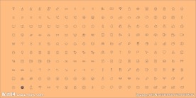 200个轮廓细线图标