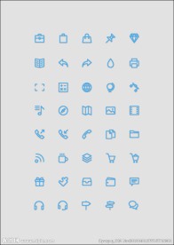 简单线图标组3（PSD+AI）