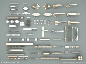 全套拉手3DMAX模型