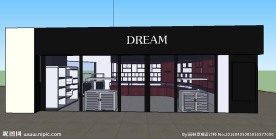 专卖店草图大师SU模型