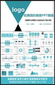 经典简约商务动态PPT模版