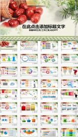 新疆和田玉枣ppt动态模板