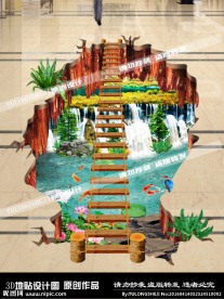 3D地贴 3D地画