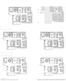 别墅户型尺寸平面图