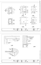 家居厕所CAD图纸