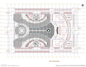 广场规划设计总平面图