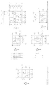 厕所平面CAD图纸