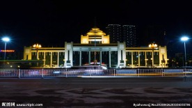 中国城市南宁延时摄影