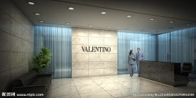 前台 前厅 形象墙 动画