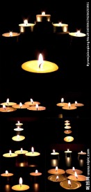 祈福蜡烛视频素材