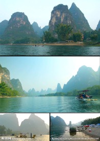 桂林山水风景实拍视频素材