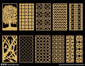 镂空雕花